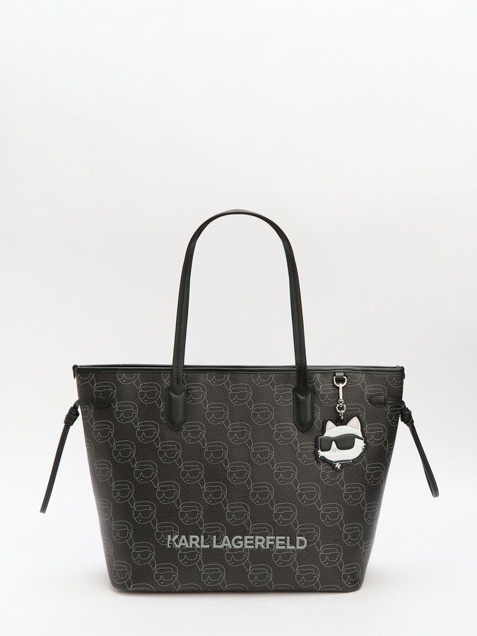 Сумка-тоут Karl Lagerfeld з логотипом та брелоком