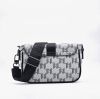 Сумка-месенджер Karl Lagerfeld K/Punched Logo Messenger Bag Light Grey/Black