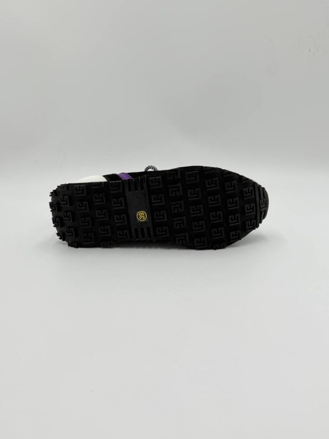 Кроссовки женские BALMAIN Black/Purple