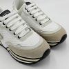 Кросівки жіночі Gaëlle Paris SNEAKERS PLATFORM IN TESSUTO E PELLE  White/Beige