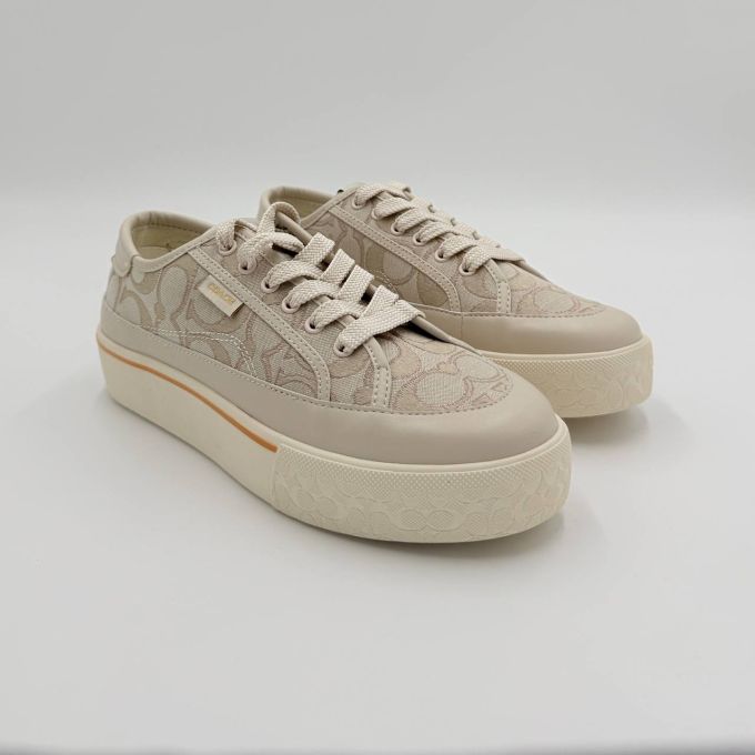 Кеди жіночі  Coach Citysole Platform Sneakers Beige