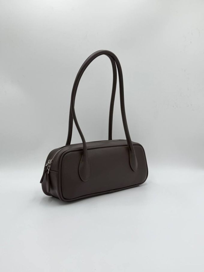 Сумка-багет жіноча NO NAME (Baguette bag) Dark Brown / Chocolate