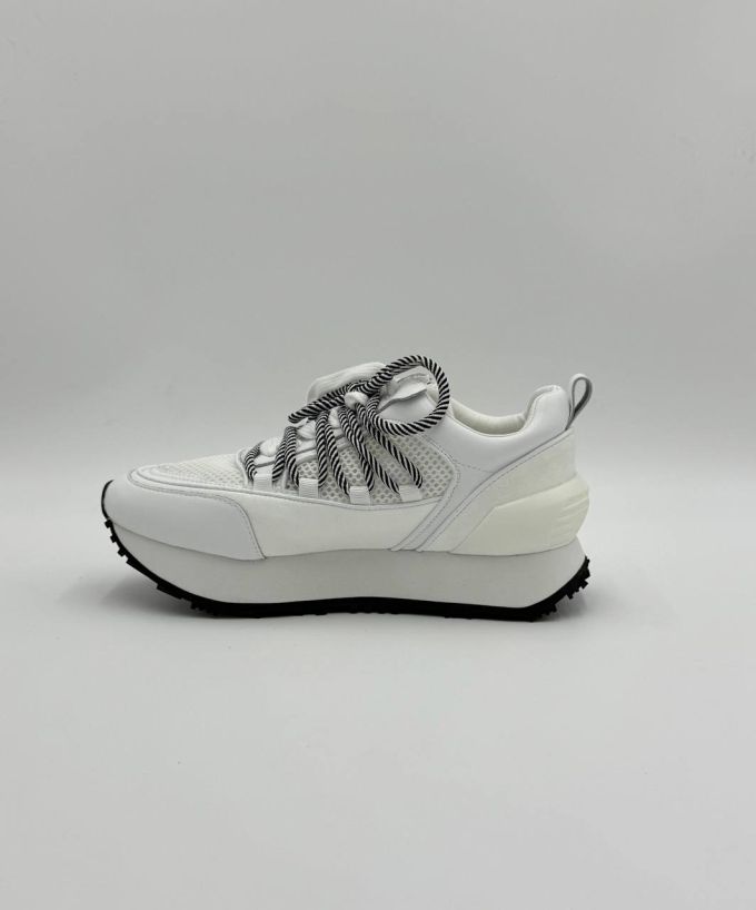 Кросівки жіночі BALMAIN Platform Sneakers|Білий (White)
