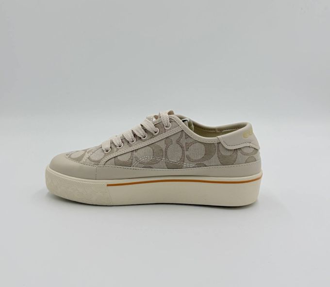 Кеди жіночі  Coach Citysole Platform Sneakers Beige