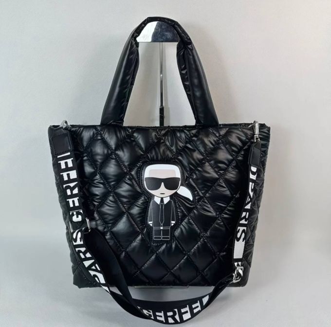 Сумка-тоут стьобана Karl Lagerfeld