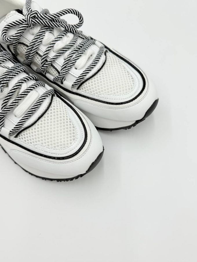 Кроссовки  женские BALMAIN White/Black